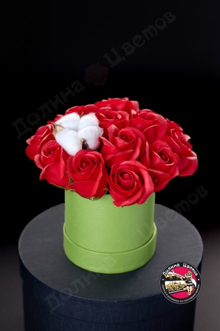 Мыльная роза (красная)