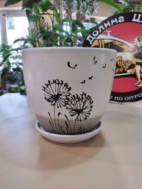 Горшки для цветов. Горшок д/ц Одуванчик 2,5л