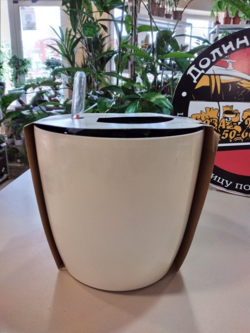 Горшок «Комфорт» круг 3,5 л, бежевый