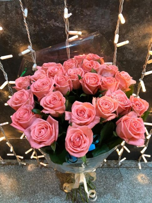 Роза Анна Карина. Букет из 51 розы. Высота 40 см